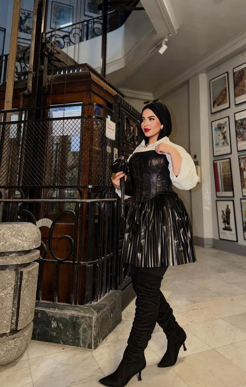 Snake Leather Corset